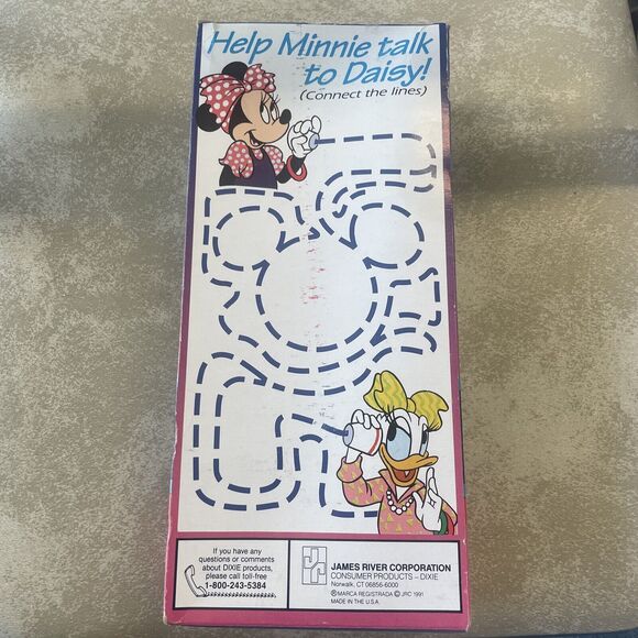 Vintage 1991 Disney Mickey Mouse Dixie Cups 3oz Bathroom Dispenser Size 183 Cups - Picture 2 of 11